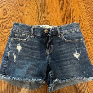 Girls sz 9/10 Abercrombie  jean shorts